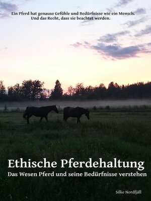 cover image of Ethische Pferdehaltung